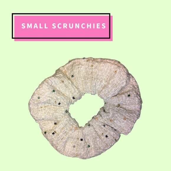 Set of Three Scrunchies Hand Crafted - Picture 3 of 4